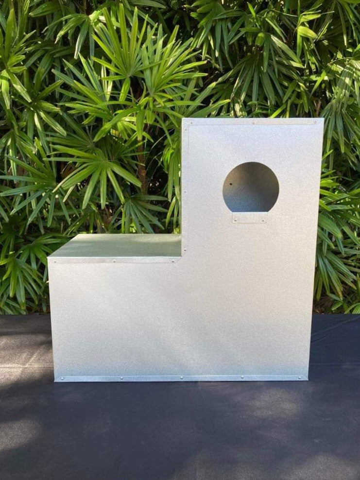 24x24x12 L Shape Bird Nest Box – Ammerman Cage and Equipment