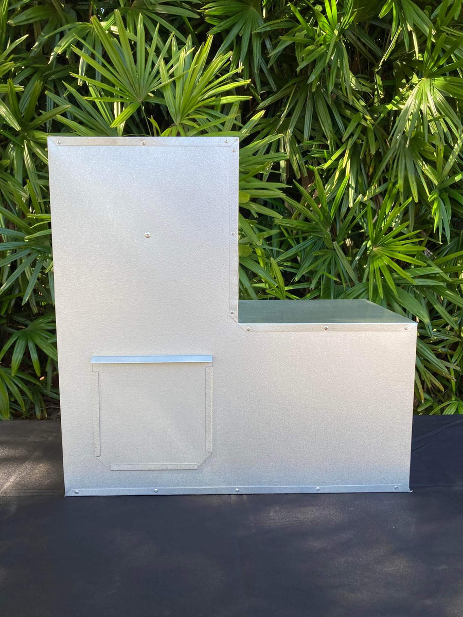 24x24x12 L Shape Bird Nest Box – Ammerman Cage and Equipment