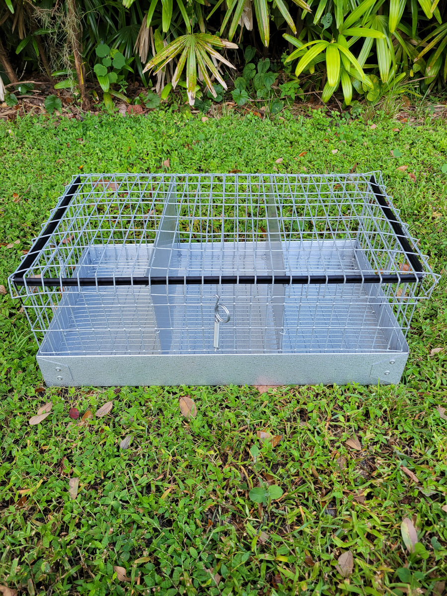 3 Hole Rabbit Carrier – Ammerman Cage and Equipment