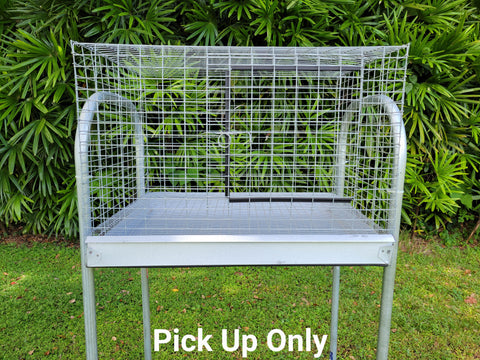 1 Hole Rabbit Cage with Pan